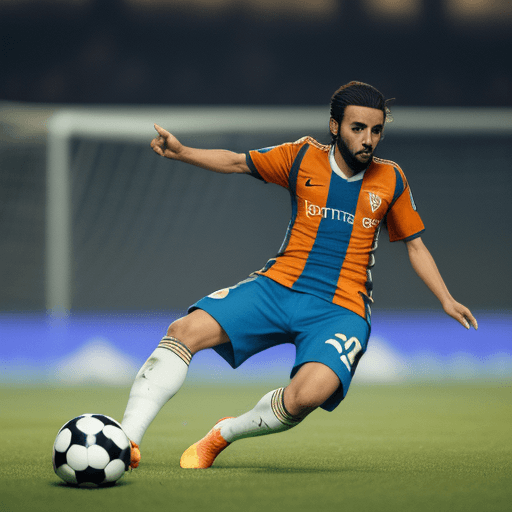 AI generated: un pajaro y una pelota de futbol
