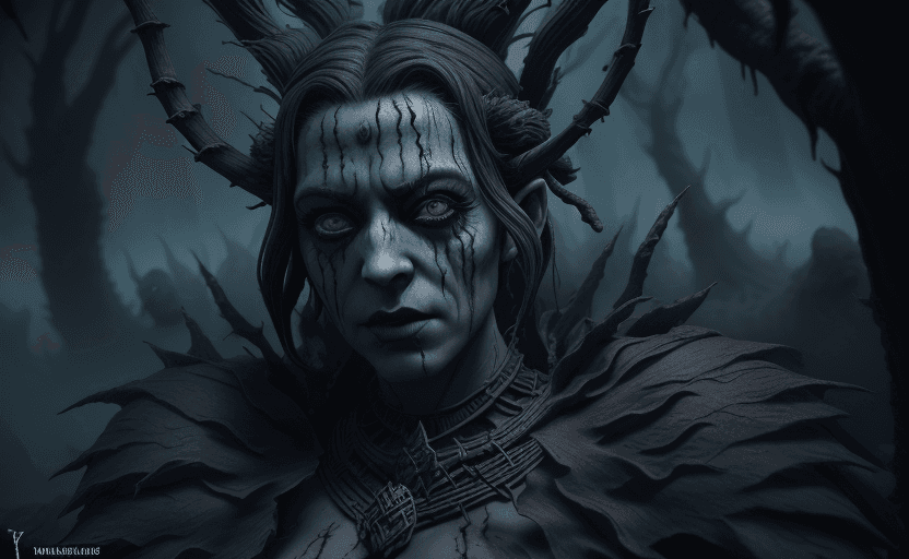 AI generated: the underworld, or the great willow, was a place of a mid - size and great terror filled with a wide...