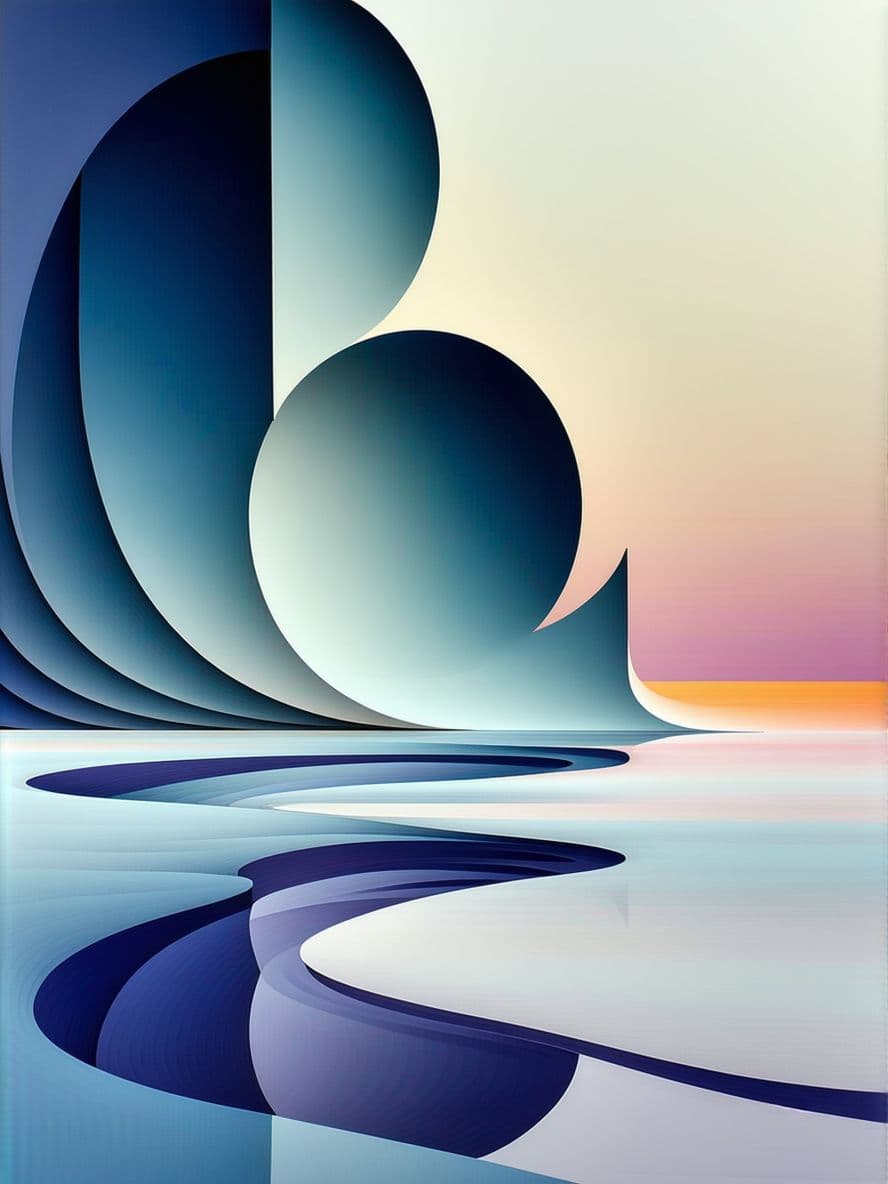AI generated: Surrealism Simplicity --chaos 75 --ar 17:32 --style raw --profile yruxpc2 --stylize 750 --v 6.1