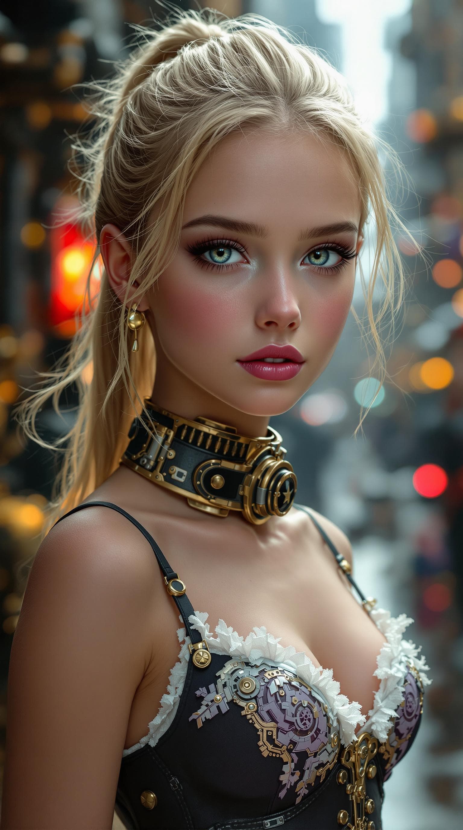 AI generated: a professional photo of a exceptionally beautiful girl in the world (age 11), (eleven year old), hig...
