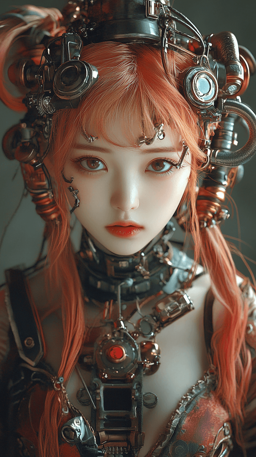 AI generated: A 30-year-old Japanese beauty.Atompunk,Whole body image, High Angle Shot, cinematic shot, Center the...