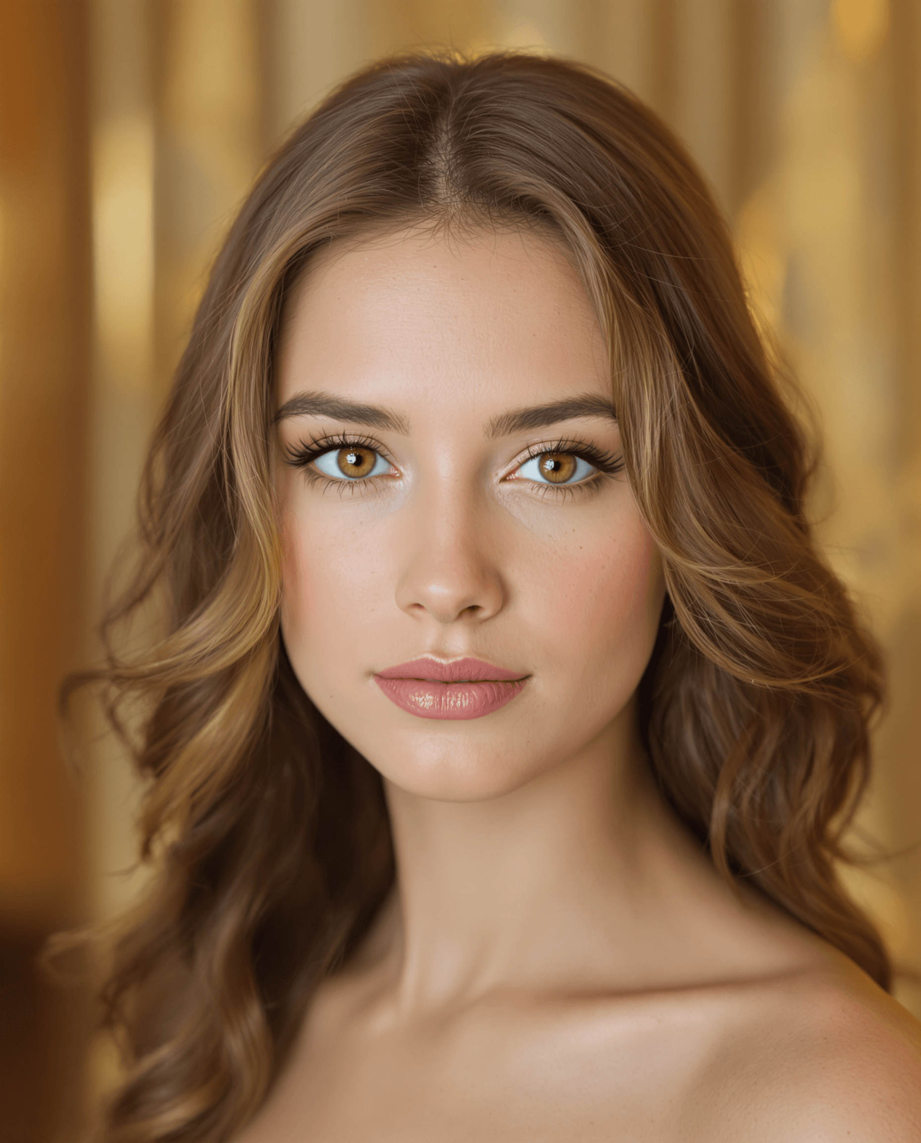 AI generated: A hyper-realistic portrait of a young Eastern European woman with delicate yet striking facial featu...