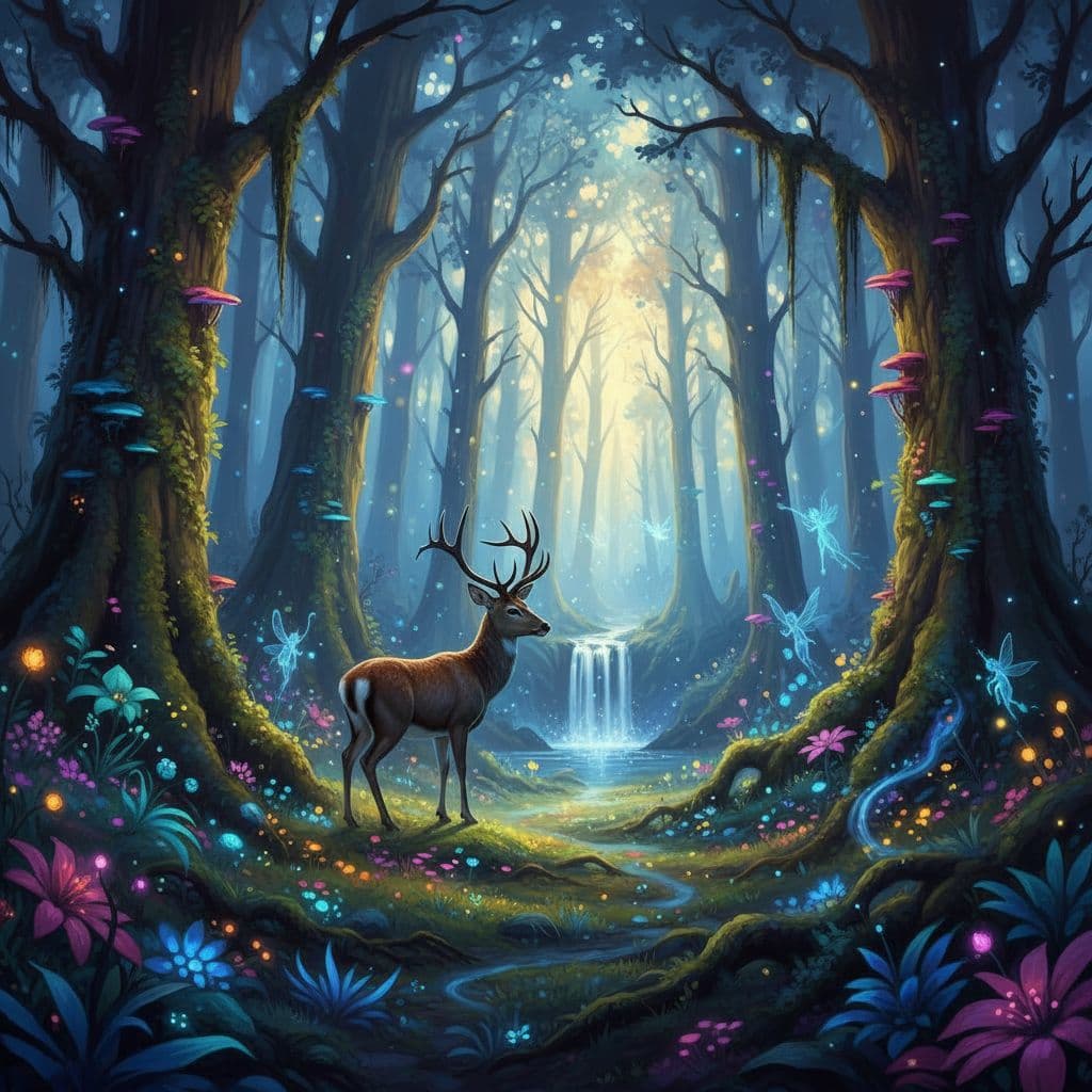 AI generated: dans la foret