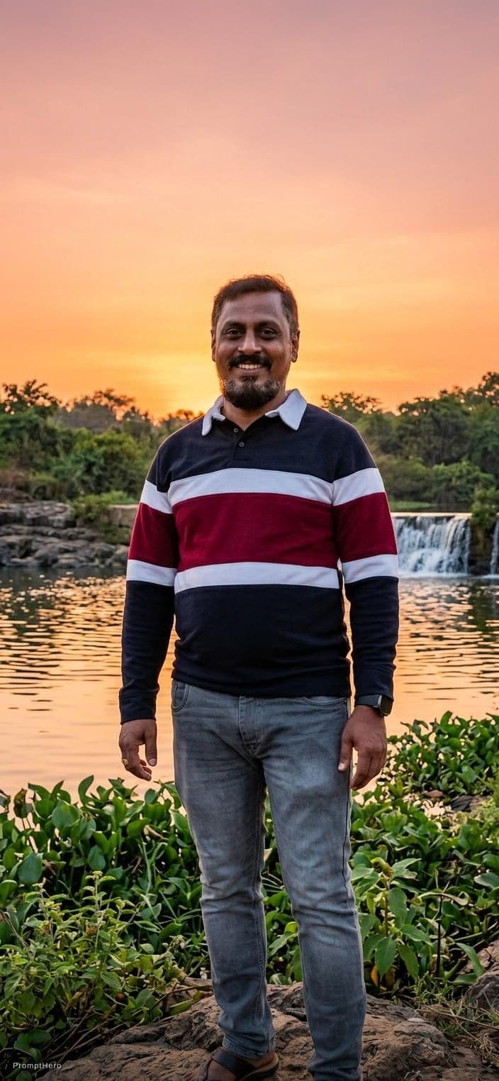 AI generated: Create the image with sunset orange color in the background with sharp effects and clear any blurry ...