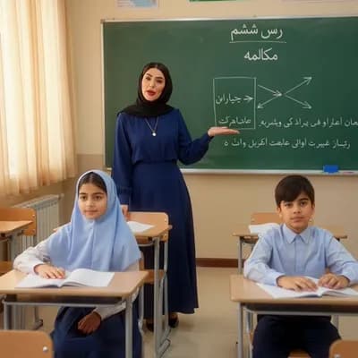 AI generated video: 🎬 Prompt حرفه‌ای برای ساخت فیلم با هوش مصنوعی

Create an educational video for 8th grade students b...