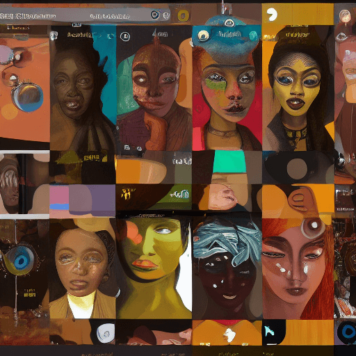 AI generated: drink your java screenshot 3, in the style of surreal illustrations, pop colorism, dark amber and wh...