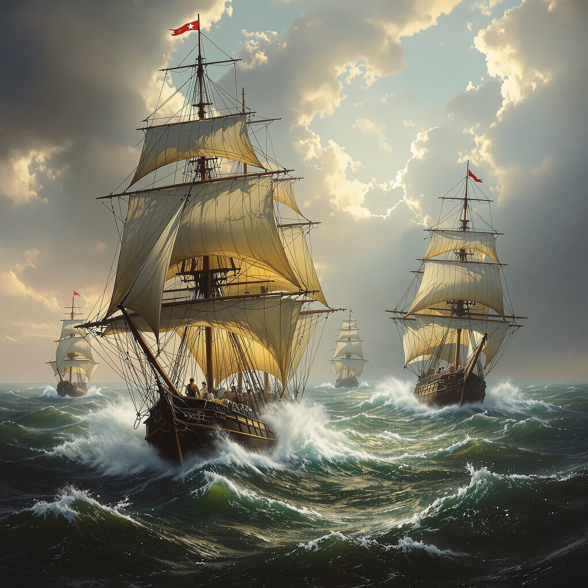 AI generated: In high definition and highly detailed, surrealistic and executed in the styles of the Dutch Masters...