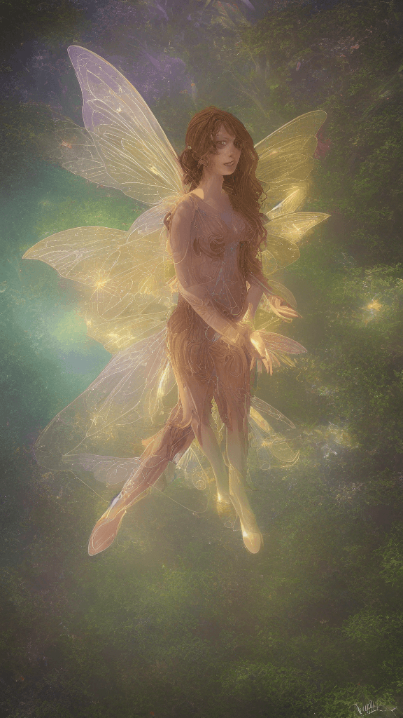 AI generated: <lora:CrystallineAI-000009:1>, concept art, top-down view of a Fallacious fairy, at Golden hour, Ref...