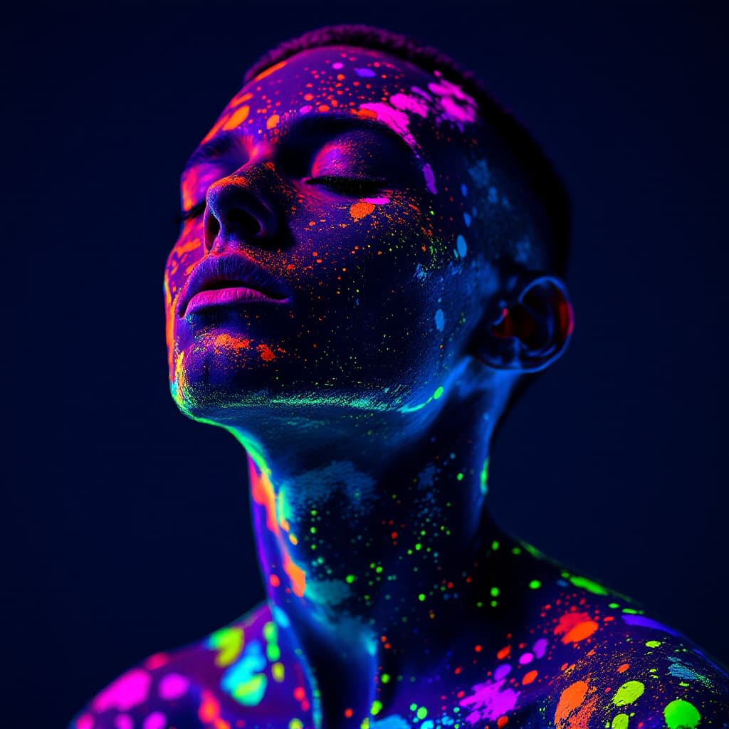 AI generated:  full body ighlyy detailed portrait of a man eith buzz cut hair style with his face and upper body c...