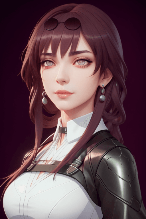 AI generated: <lora:StarRail_Kafka_AP_v4:1> kafka. Akali. Slim body. Dynamic pose. Beautiful face, detailed face. ...