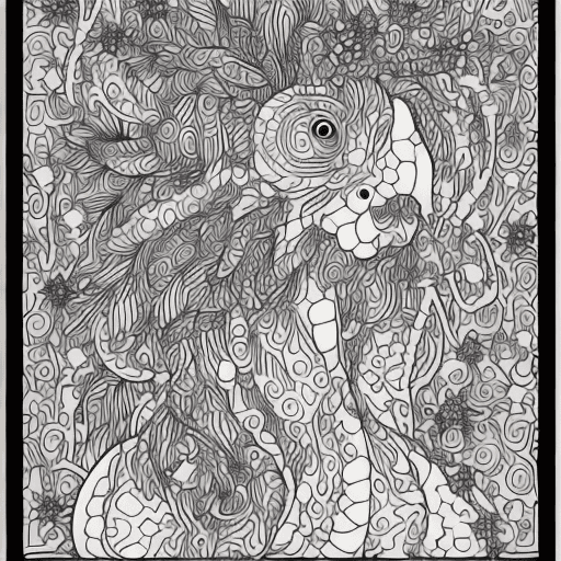 AI generated: Happy Christmas Coloring Books Kids , Happy Noel , White And Black