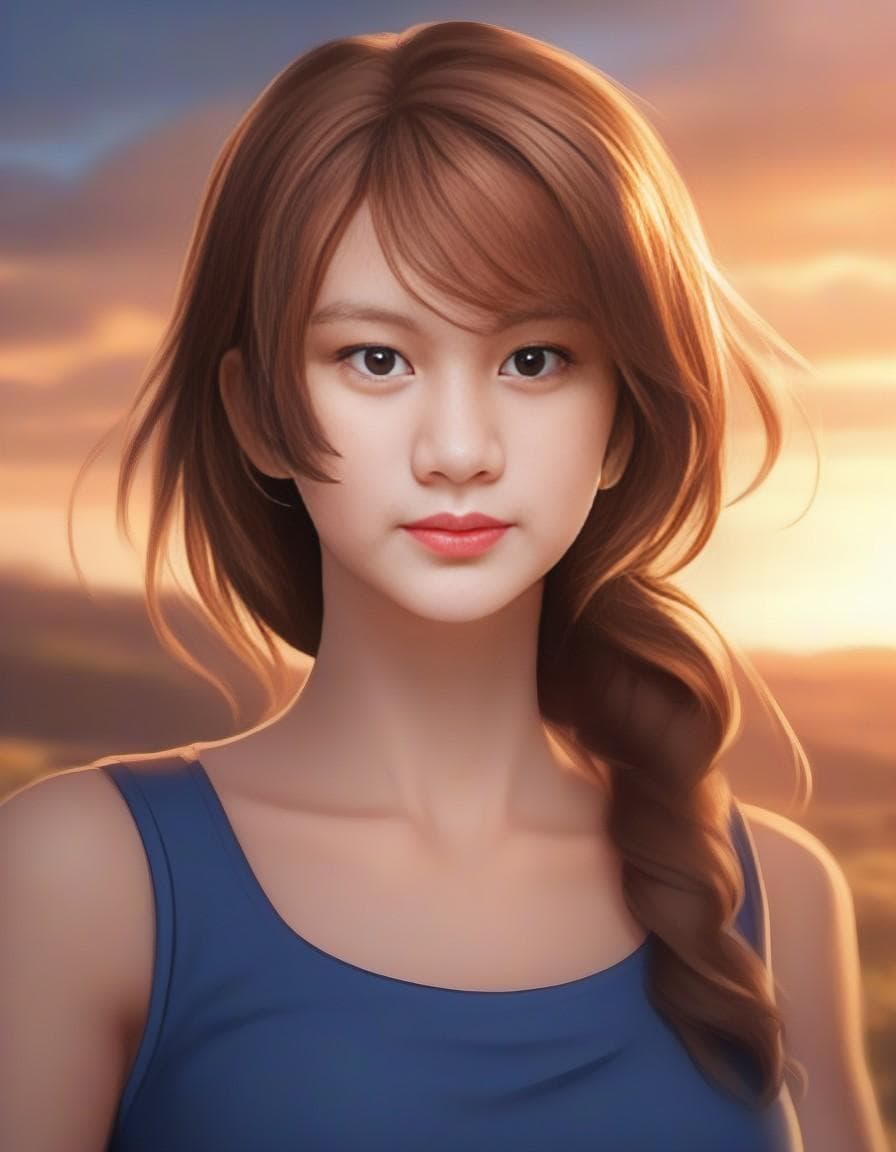 AI generated: perfect anime quality, (beautiful, 8k:1.3), (best quality, ultra highres), beautiful sky, light brow...