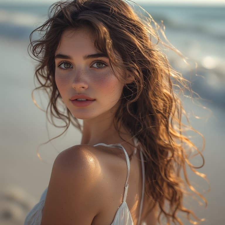 AI generated: adorable, cute, kawaii, adorable girl kawaii more masterpiece. a beautiful  girl in a swimsuit. show...