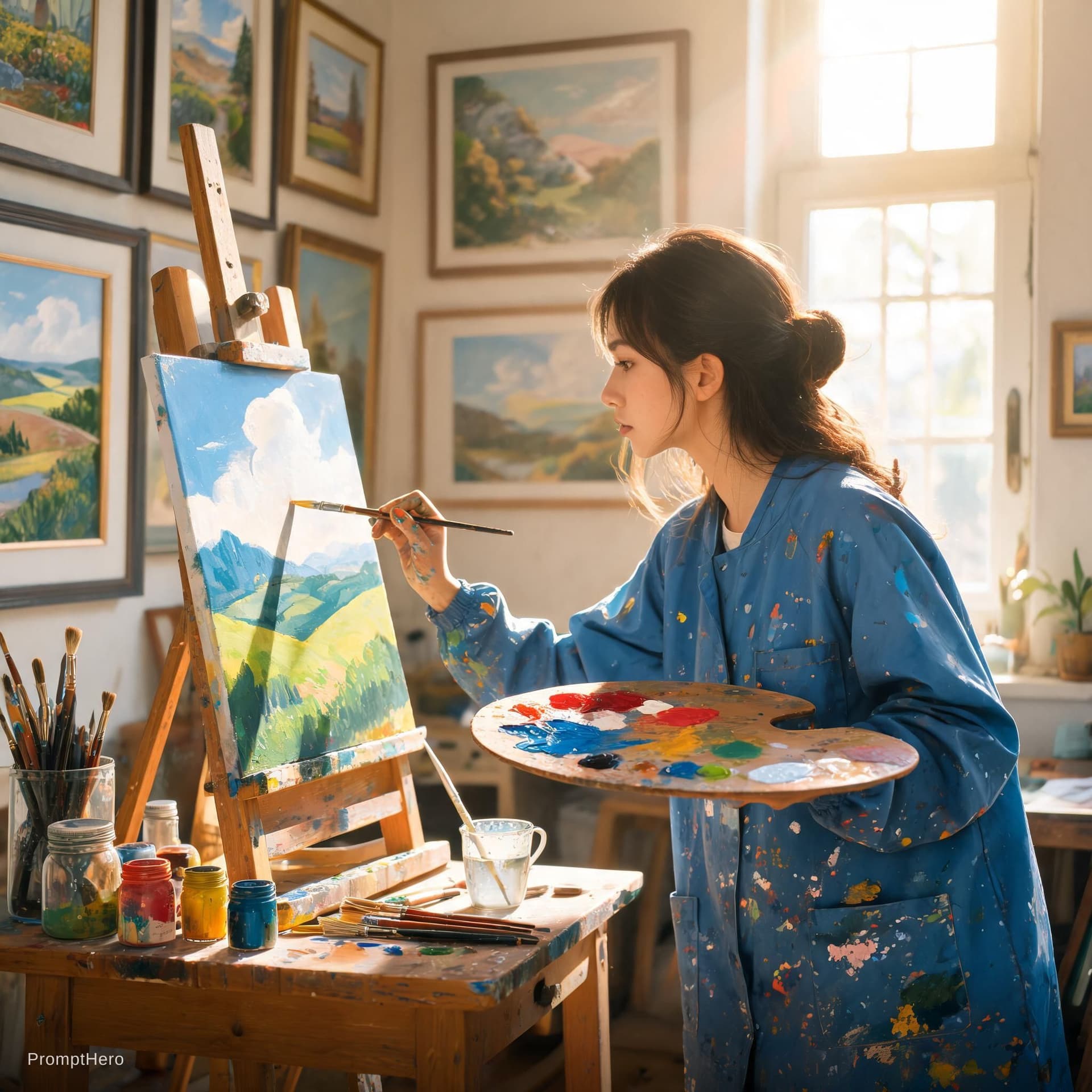 AI generated: Artist 