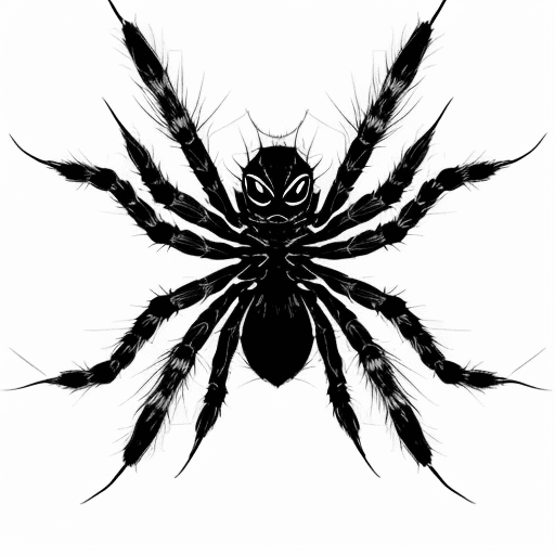 AI generated: TATTOO sketch SPIDER  