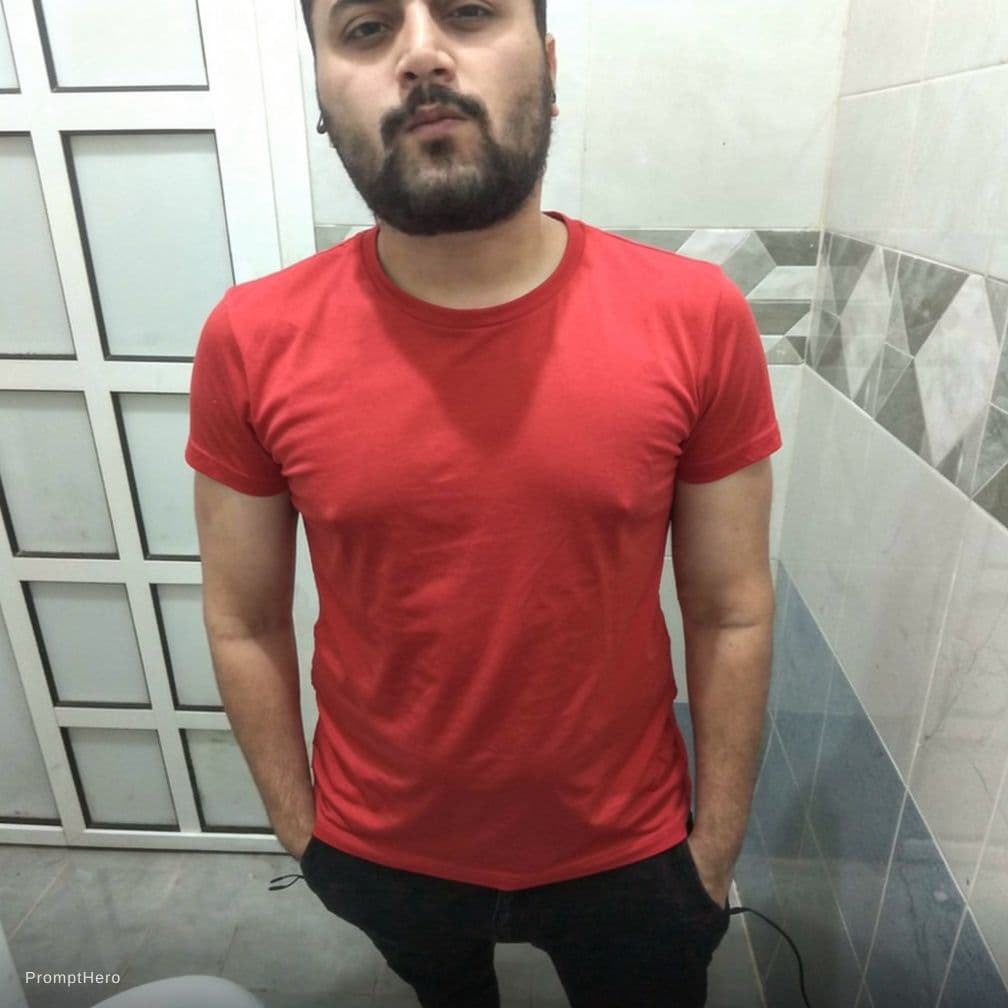 AI generated: Wear him red bra 