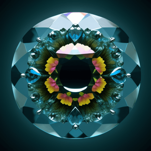 AI generated: Flores, Rainbow six, jewelry, Diamond Teeth,4K, Fish hole lens.
