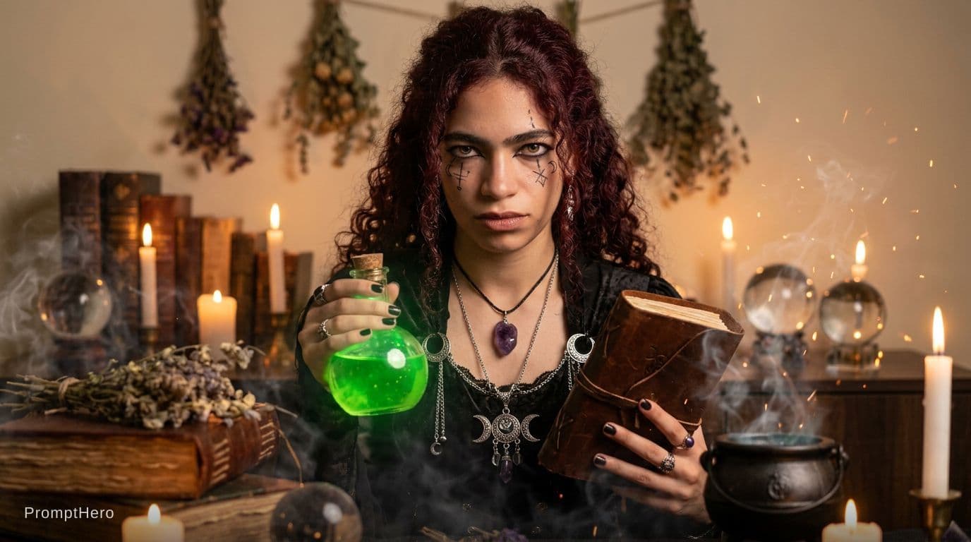 AI generated: the witch