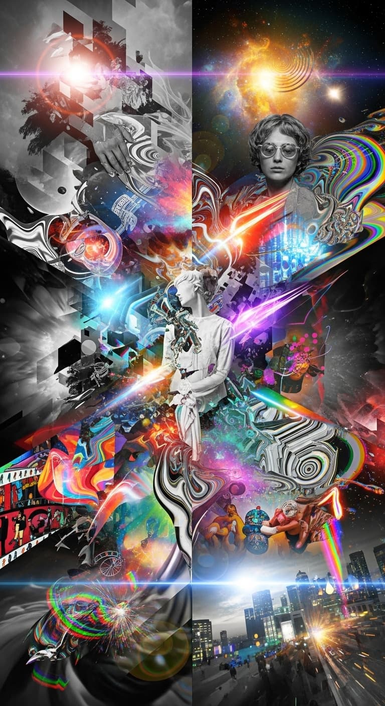AI generated: One master piece: blend of all concepts, all filters, all effects. - 9:16