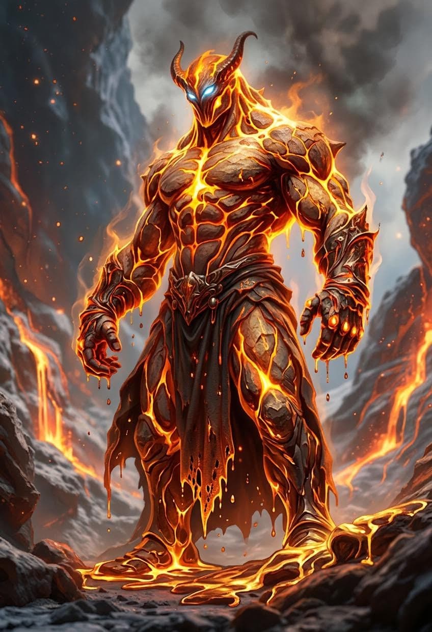 AI generated: A god of Thermal Energy and Melting 