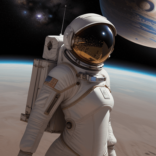 AI generated: best quality, masterpiece, wide angle, surreal, female model posting with space background, no space...