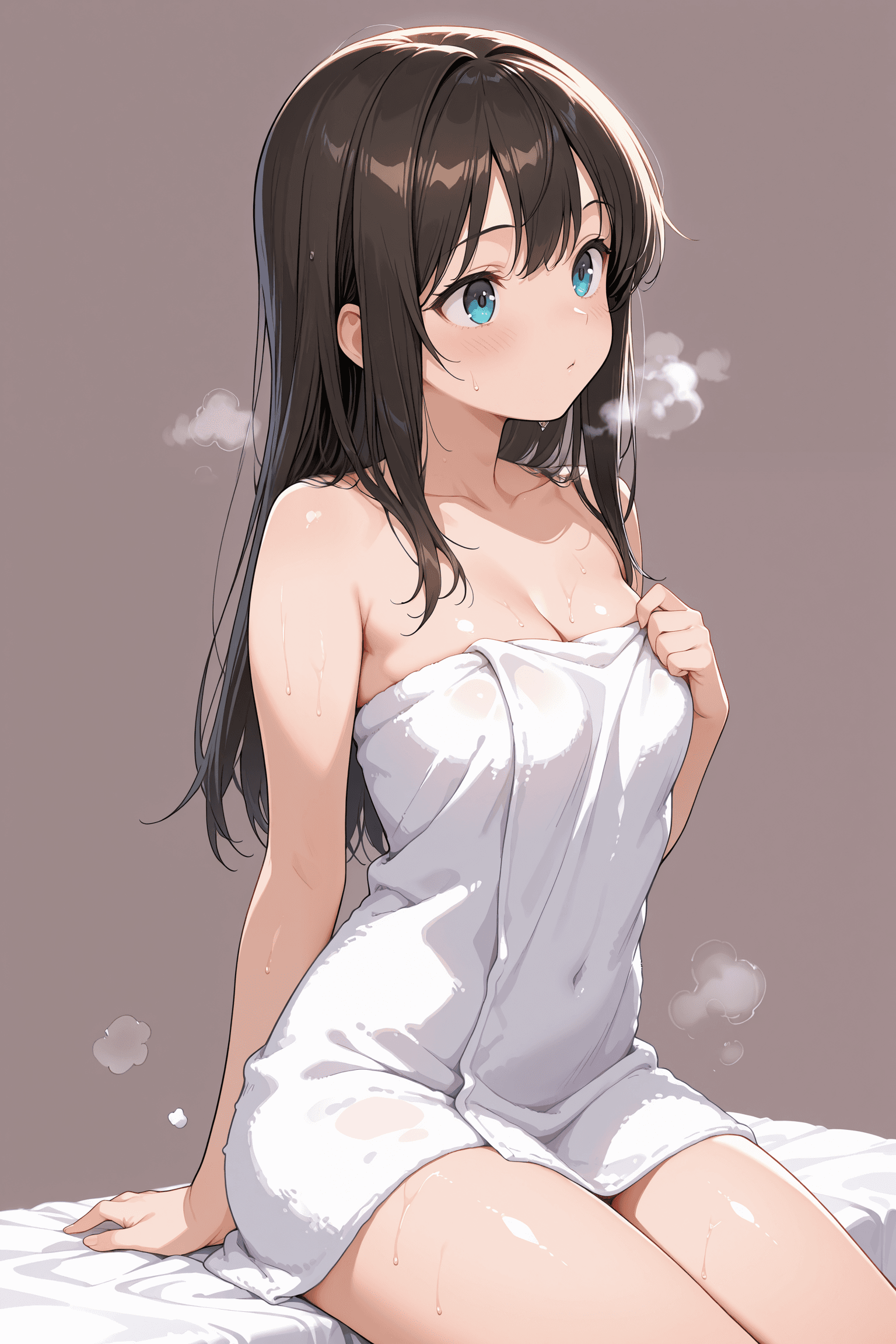 裸タオル/naked towel