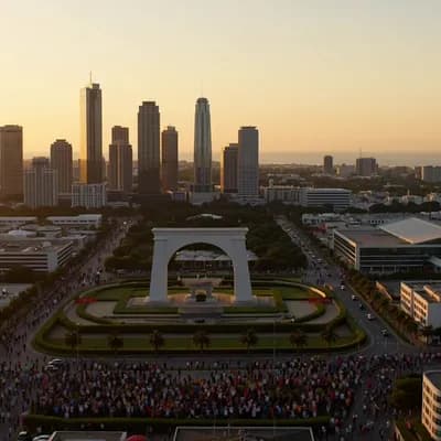 AI generated video: TITLE: BRINGING FORMULA 1 TO GHANA

Duration: 60 Seconds

0:00–0:06
VISUAL:
Drone shot rising above ...