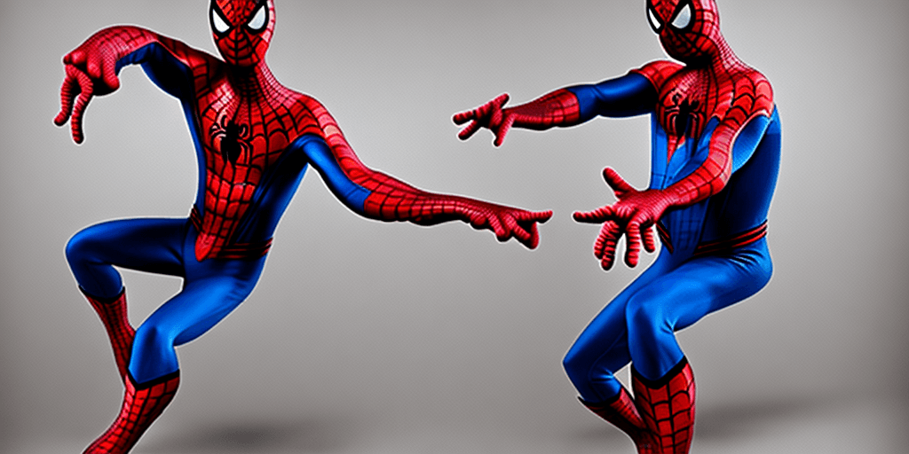 AI generated: polish colored spiderman 
