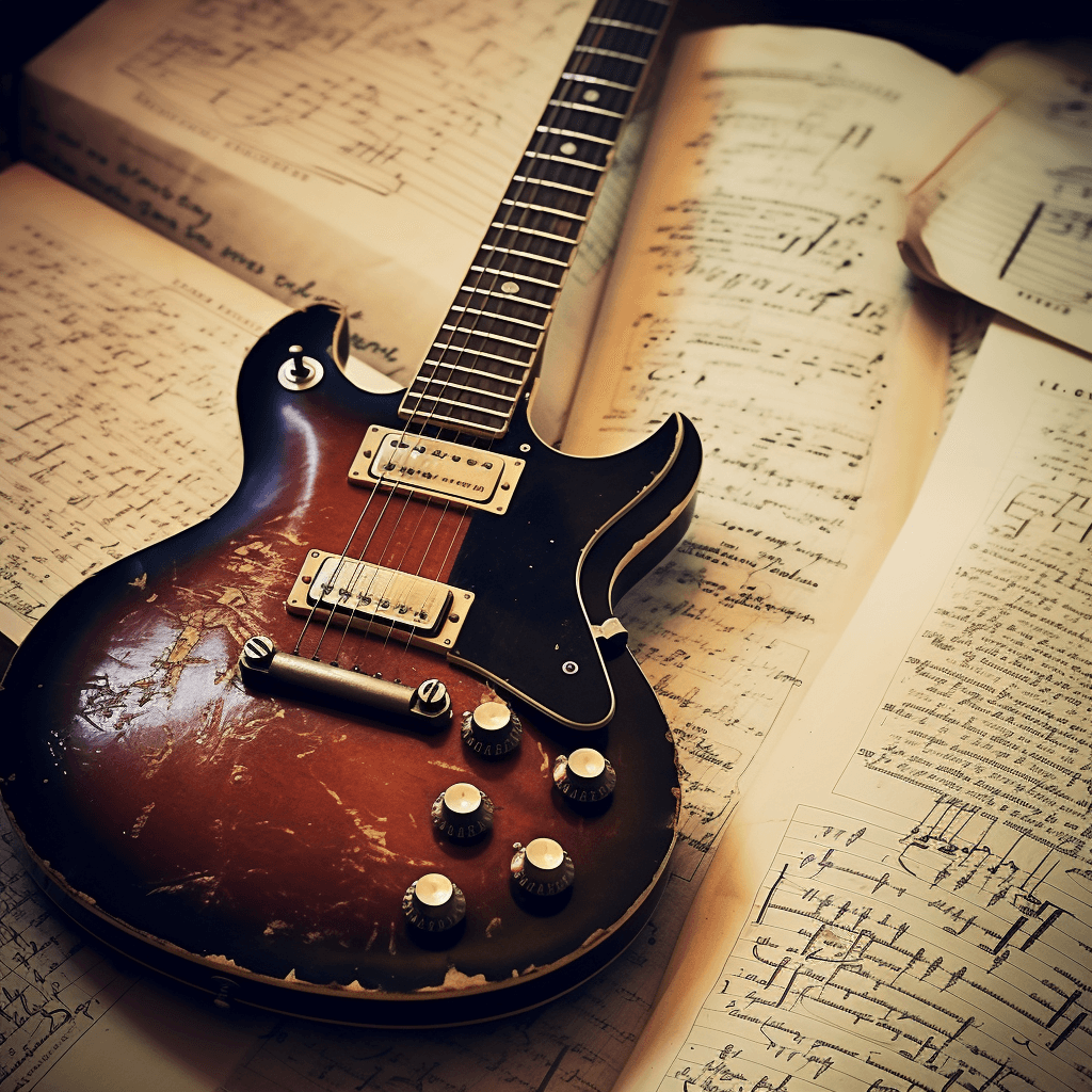 AI generated: Once upon a time I played electric guitar And they said I was a rock & roll star Now no body calls m...