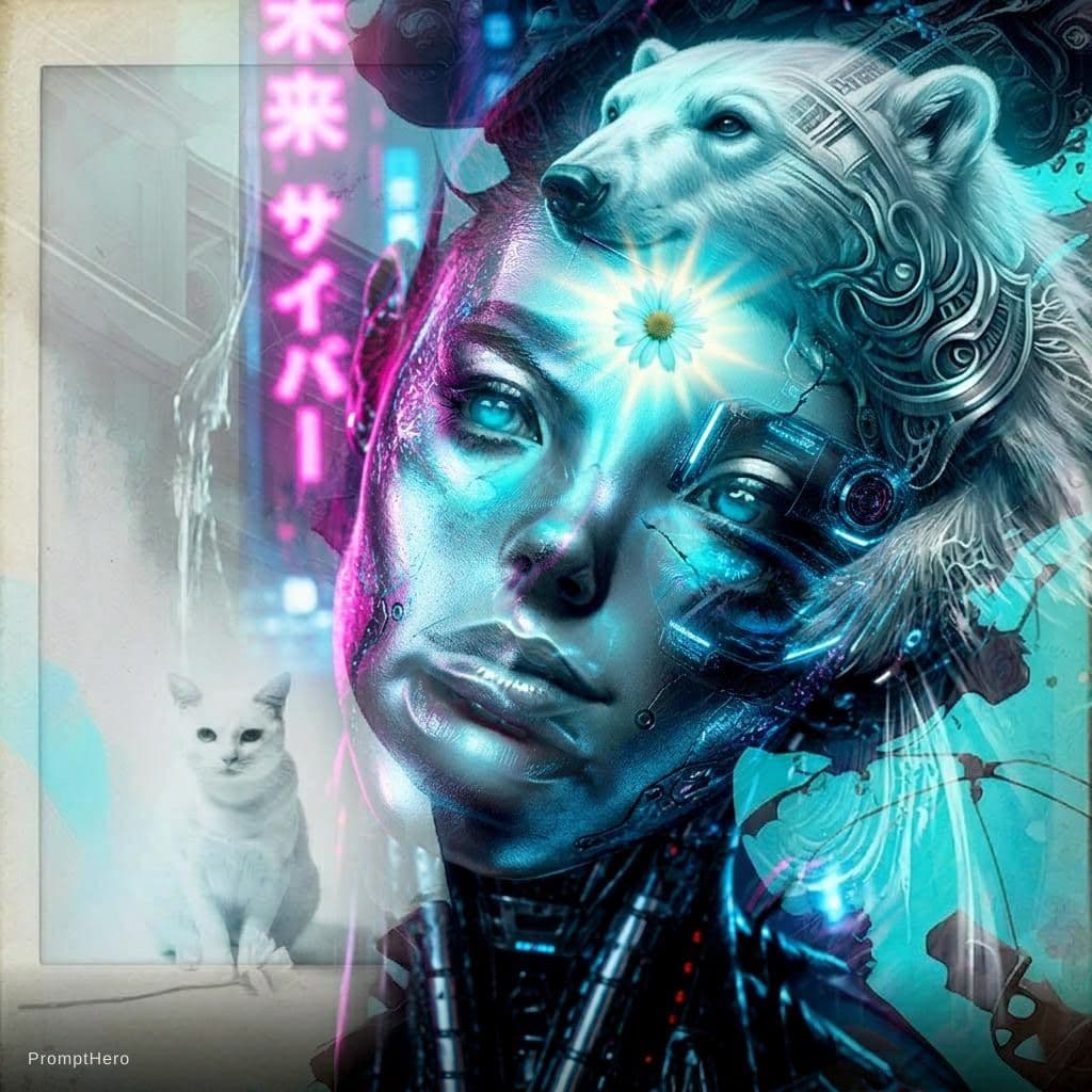 AI generated: Blend together . Artistic 