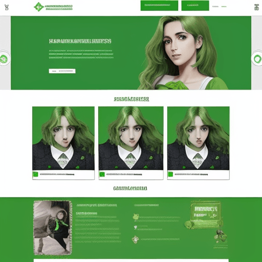AI generated: crie para mim todo um layout verde
 de um site onde eu venda meu serviço de cabeamento de redes, ins...