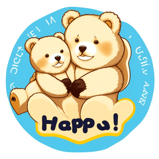 AI generated: A logo that says WWW, fluffy bears, happy, fun