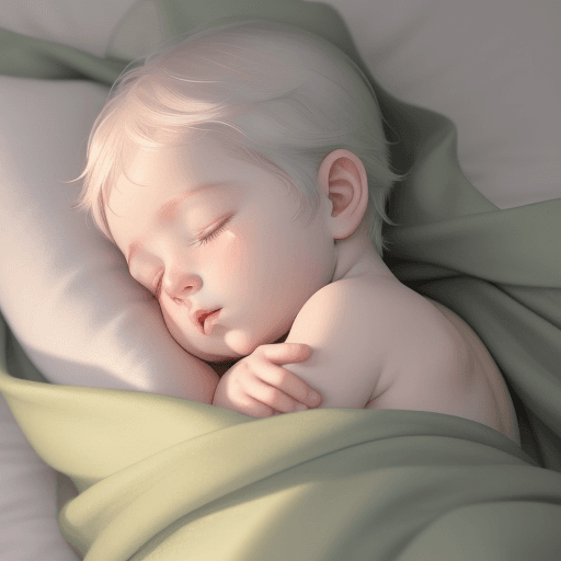 AI generated: A sleeping male baby is like tranquility personified. With his rosy cheeks and the small sighs that ...