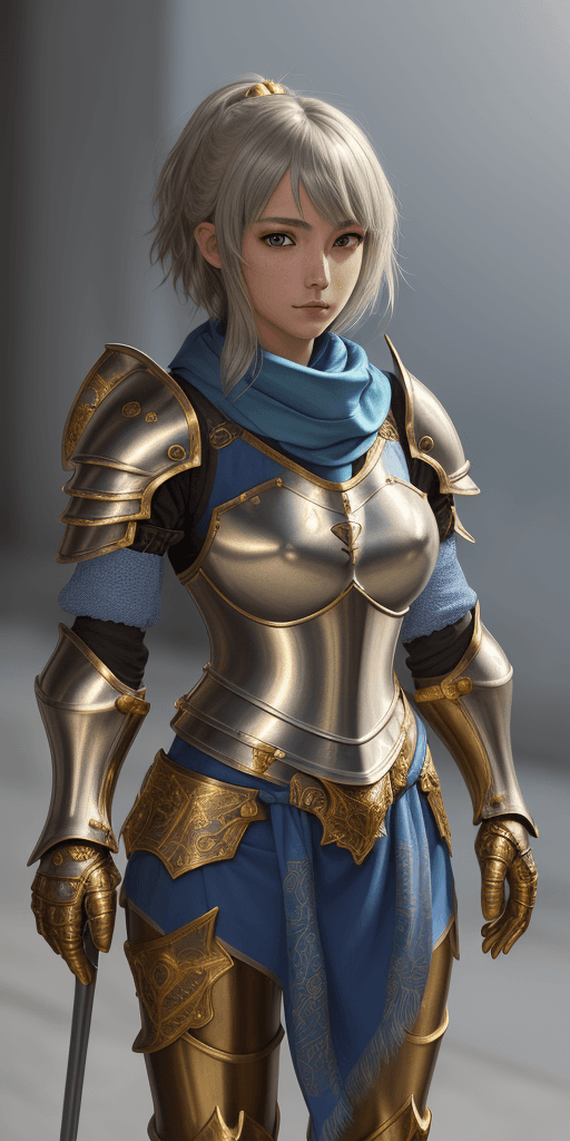 AI generated: Masterpiece, absurdres, fine detail, HDR,highly detailed armor with gold plating, shiny armor, photo...