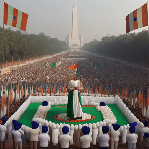 AI generated: Photo of a ultra realistic Indian republic day and dr ambedkar postel 