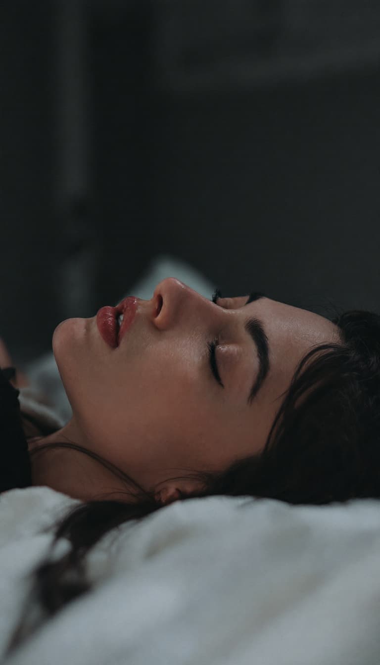 AI generated: Close view,push up,low light,Liv Tyler.