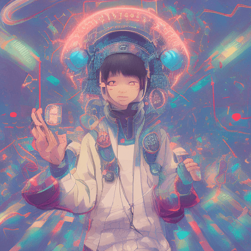 AI generated: can't feel my face tte, in the style of onii kei, hip hop influenced, appropriation artist, album, f...