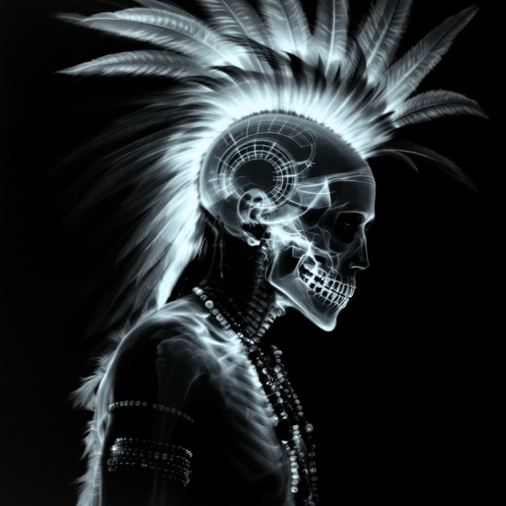 AI generated: indian tribes x-ray 
