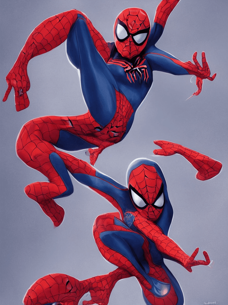 AI generated: sydney sweeney , suit spider-woman , spider-man costume , full body shot , detailed face , detailed ...