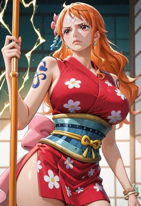 Nami | 13 outfits | One piece Character LoRA [IL]