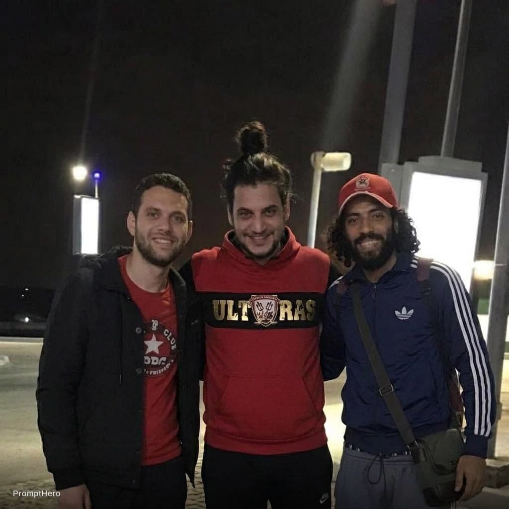 AI generated: Merge me and my friends in one photo and don’t change anything else 