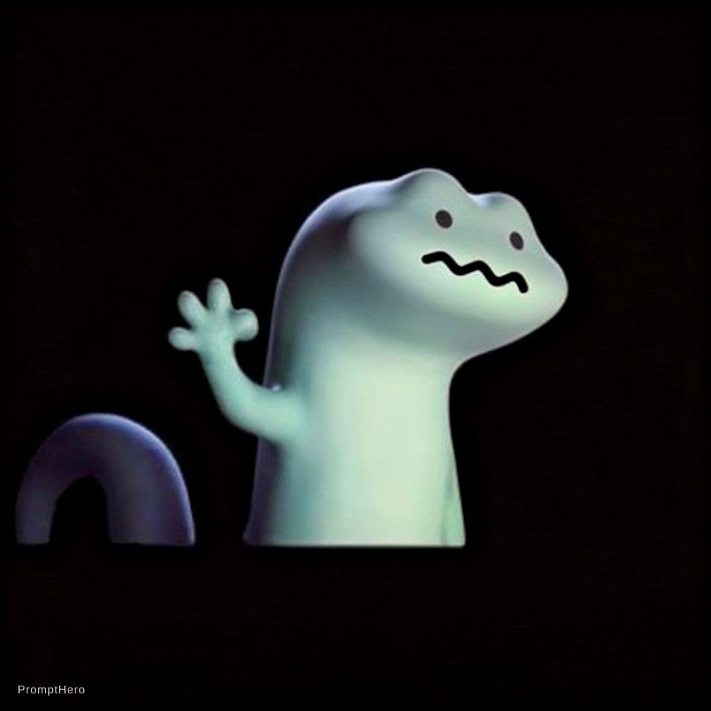 AI generated: Ditto's face instead of this one