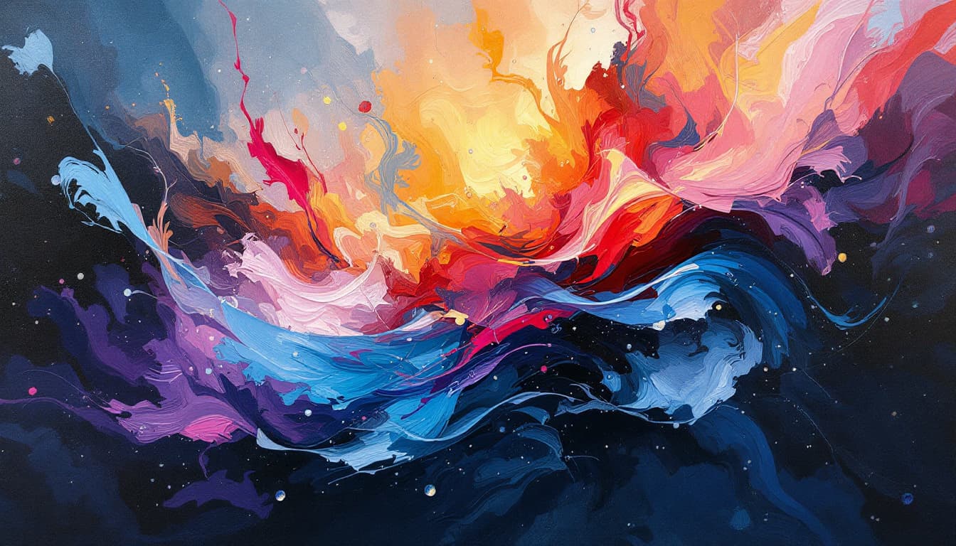 AI generated: Model, Soft Impressionist Impasto Strokes Perfect Composition, Perfect, Abstract Oil Painting, Edge ...