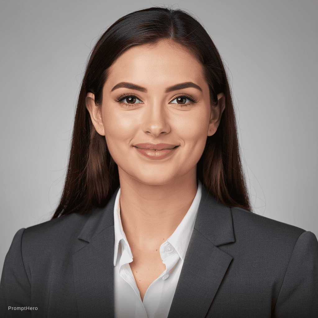 AI generated: Take this image and make a professional portrait for a resume