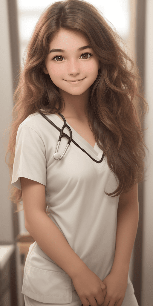 AI generated: [Three-quarter close-up:: 12], [Innocent face, Rustic brown wavy hair, (fair skin: 1.2), soft lighti...