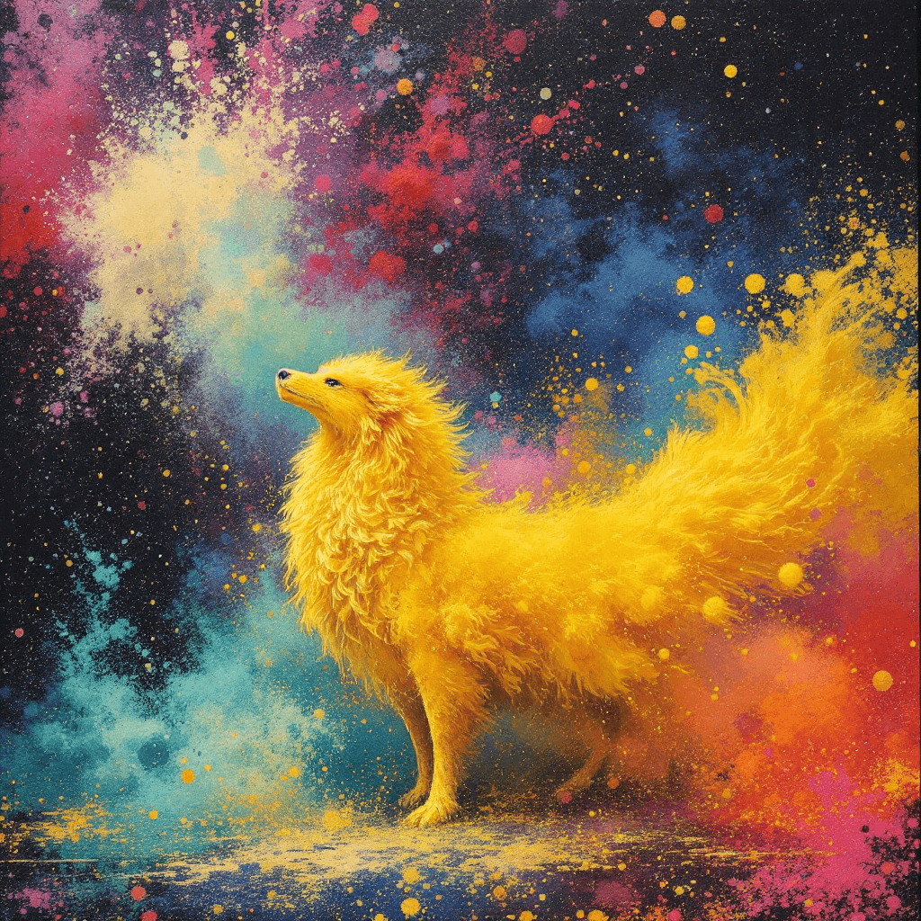 AI generated: farting in colors
