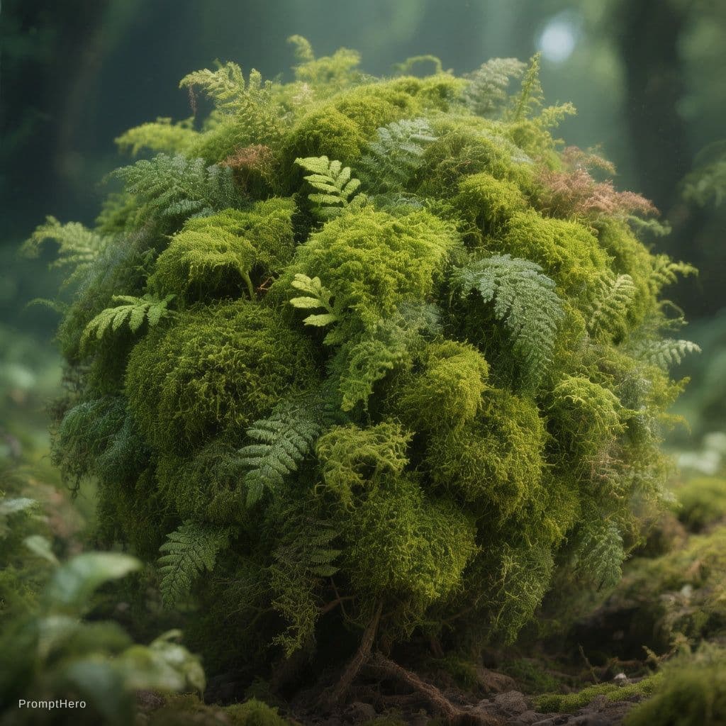AI generated:  { "title": "苔藓闪电",
"风格美学": { "整体氛围": "自然而丰盈",
"colorPalette": { "background": "纯黑色",
“重音”：[“森林绿，
“叶...