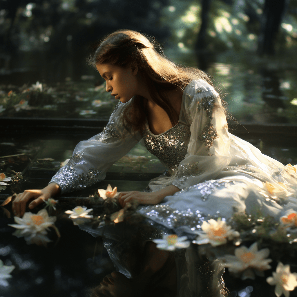 AI generated: Darkness fell upon the garden As I sadly sat alone Dreaming of the end of summer And again the end o...