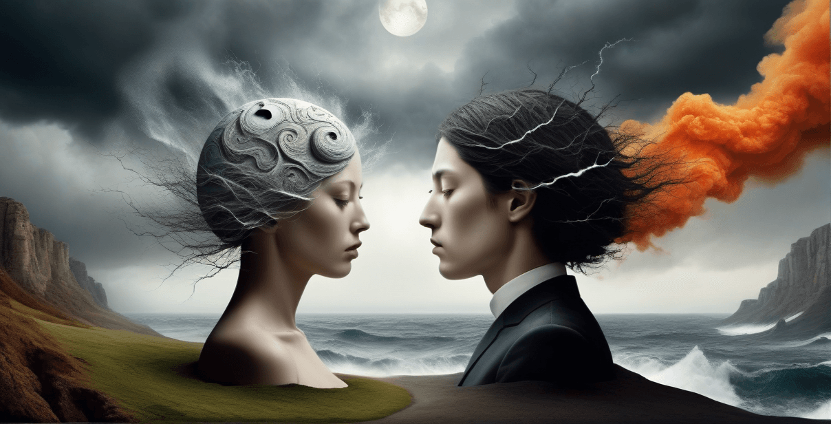 AI generated: mind blowing masterpiece random surrealism photography, highly detailed, mixed media illustration, s...