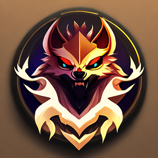 AI generated: mobile legend lunox logo design 